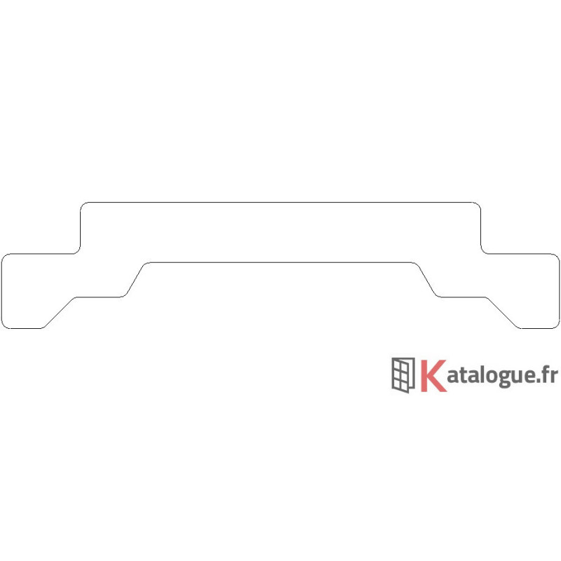 Tige de crémone polyamide noire 100cm