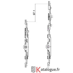 Boitier manoeuvre entraxe 7,5