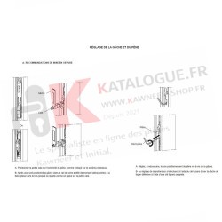 Fermeture  1 point coulissant Speci'al k Kawneer