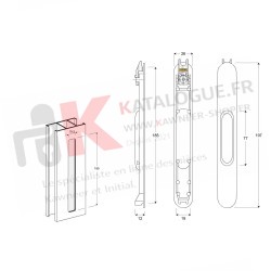 Coquille exterieure k Kawneer