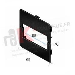 Caches chicane usinage. haut/bas 2 pièces Kawneer