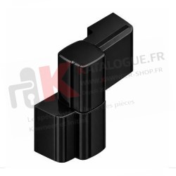 Paumelle applique 20 mm 2 branches Kawneer