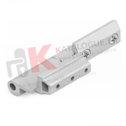 Paumelle simple standard Kassiopee et porte Kalory (joint à delarder) Kawneer