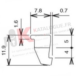 Gache coulissant Kasting Kawneer