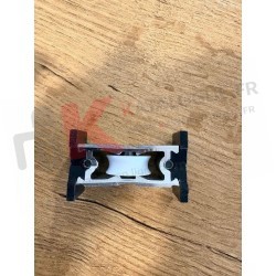 Roulette plastique  simple fixe 40/50kg Kawneer