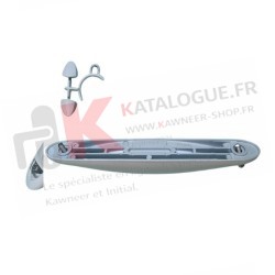 Poignée k de tirage avec renfort Kawneer