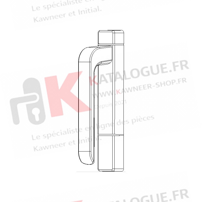 copy of Poignée k Kozy montant gauche vue interieur Kawneer
