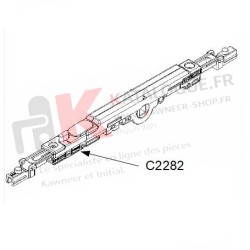Boitier manoeuvre pourouverture oscillo-battante entraxe 7.5 Kawneer