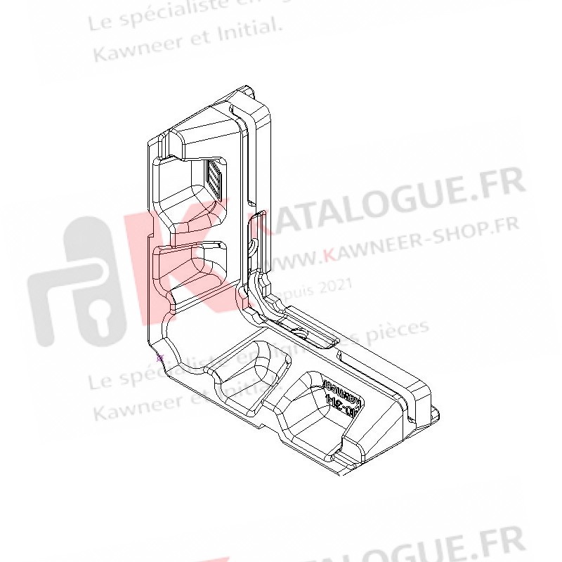 Equerre ouvrant Kassiopee Kawneer