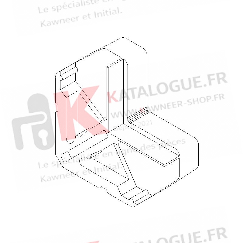 Equerre ouvrant porte fenêtre Kalory Kawneer