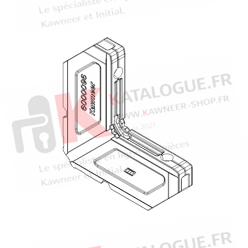 Equerre dormant & ouvrant Kanada Kawneer