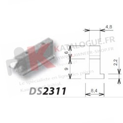 Gâche à enfiler SILENE