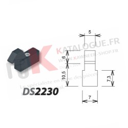 Gâche à enfiler SILENE