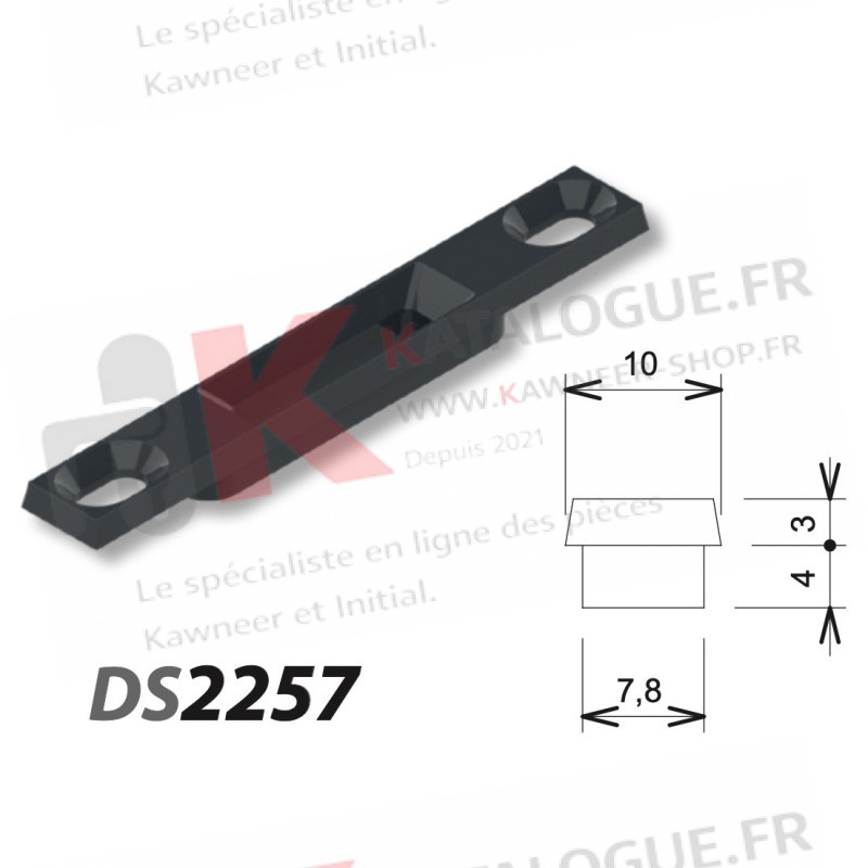 Gâche SILENE en applique