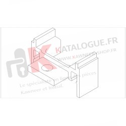 Bouchon central porte brosse