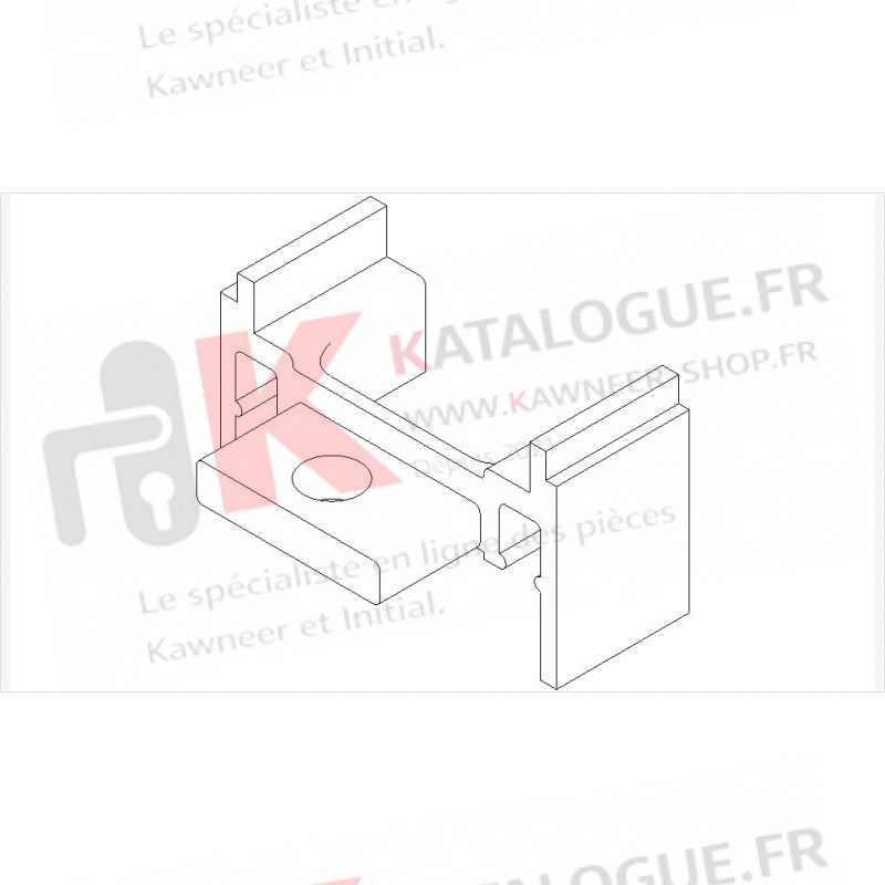 Bouchon central porte brosse