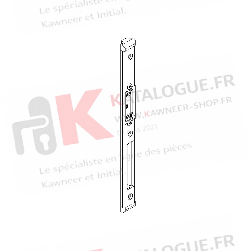 Gâche centrale GAUCHE 1Vantail serrure relevage