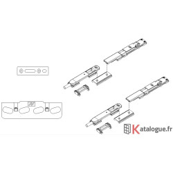 Verrou semi-fixe simple action