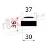Butoir de porte en aluminium creux