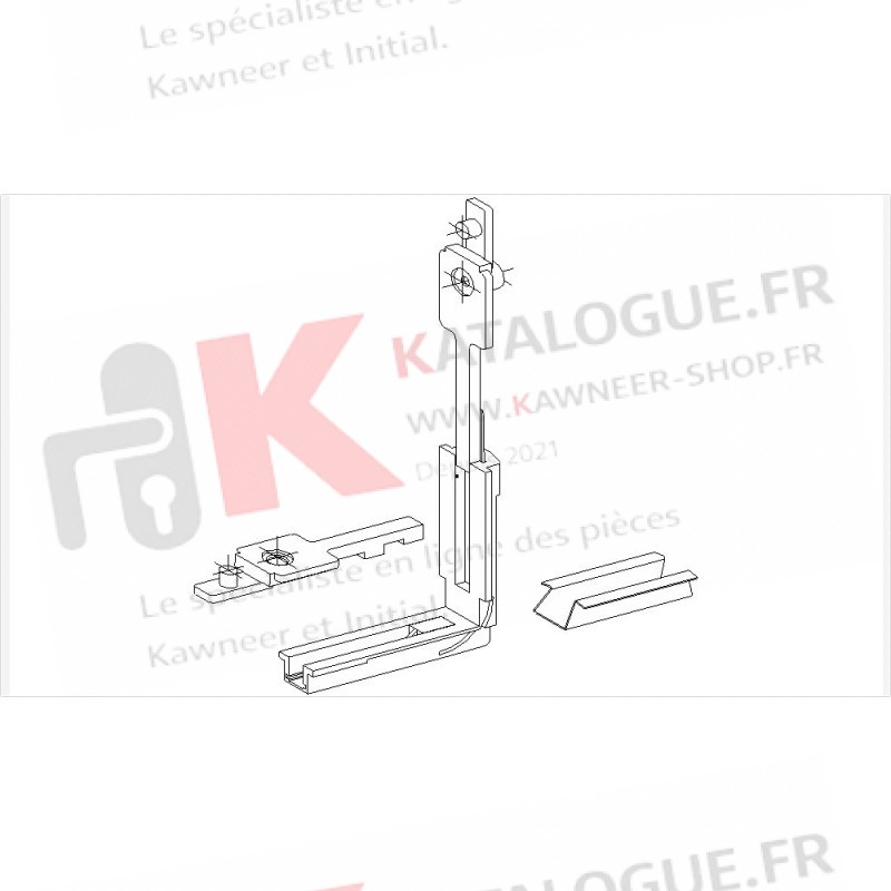 Renvoi angle verrouillage Add.Kawneer