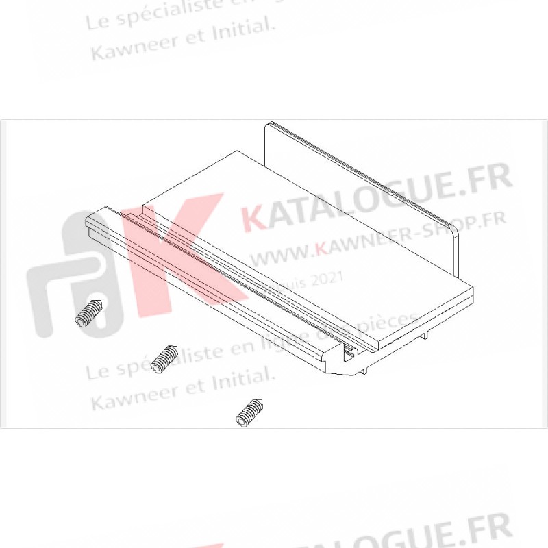 Reprise de charge 33 mm. Kawneer