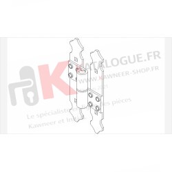 Charnière droite. Kawneer