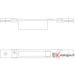 2 gaches reglables point...