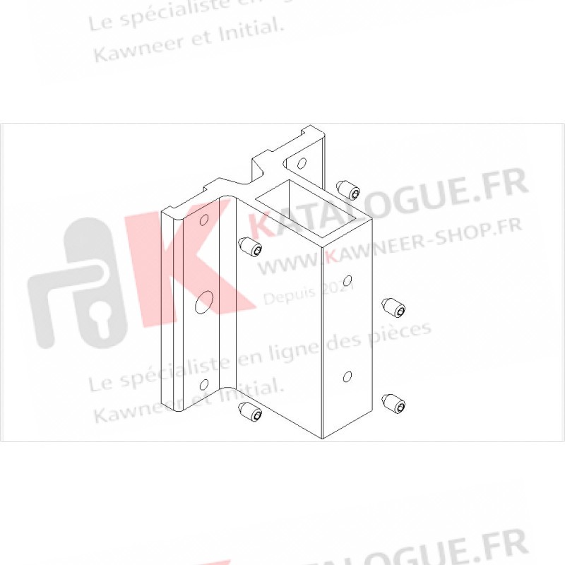 Sabot à l'anglaise. Kawneer