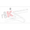 Embout main courante 25x90 lisse droit. Kawneer