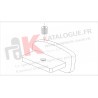 Embout main courante 25mm. Kawneer