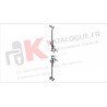 Ensemble verrouillage 2 points semi fixe