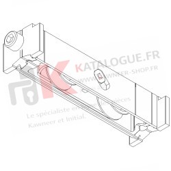 520 Roulettes plastique...