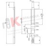 Entraineur tringle pour prestige Kawneer