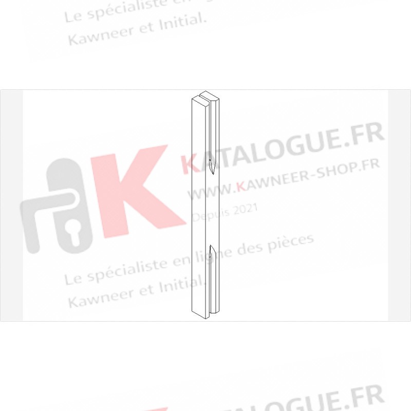 Carré de 8 mm longueur 105 mm kawneer speci'alk