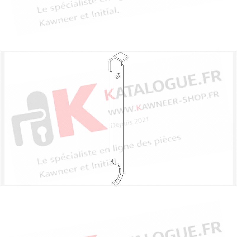 Clé reglage paumelle à clamer kawneer speci'alk