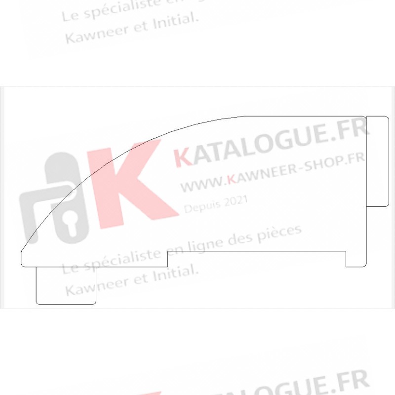 5 Butées de ventilation de vantaux kawneer speci'alk