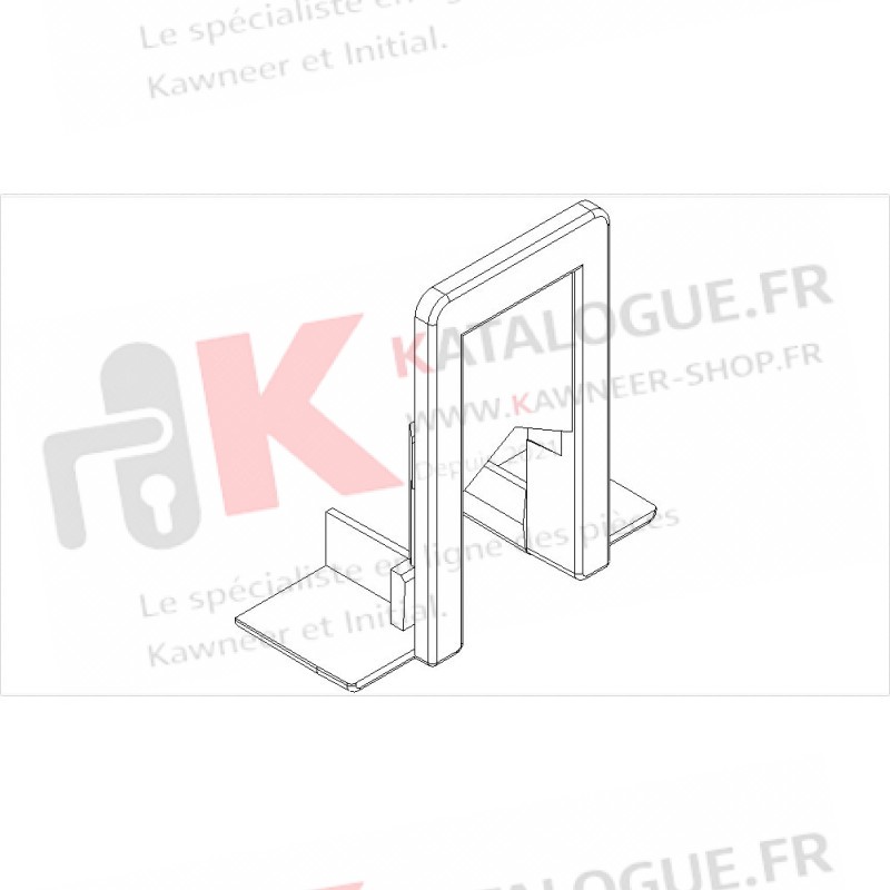 Bouchon cache chicane kawneer speci'alk