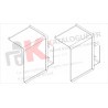 Bouchons renfort chicane RPT (paire) kawneer speci'alk