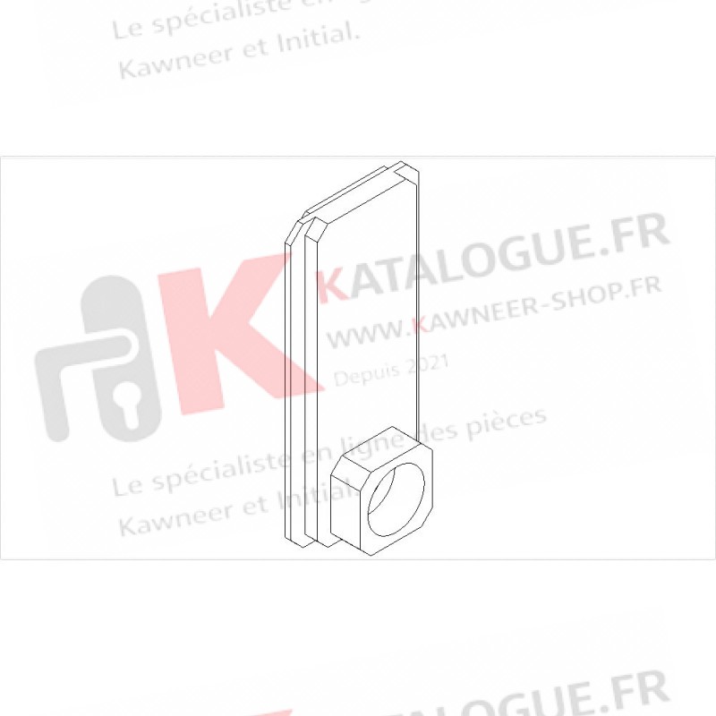 Cale anti-dégondage ouvrant butée kawneer speci'alk