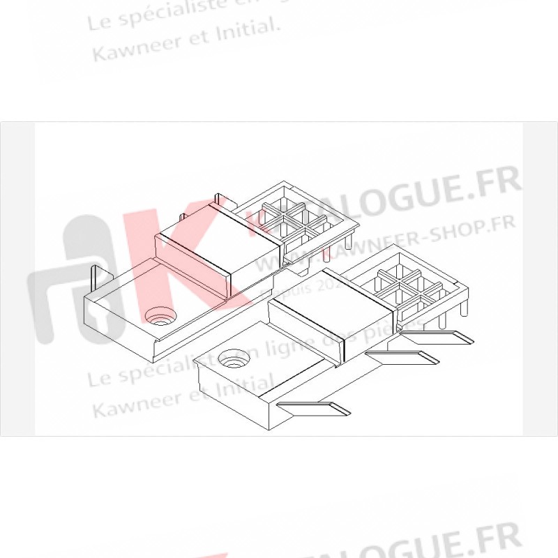Pont étancheité matière souple (paire) kawneer speci'alk