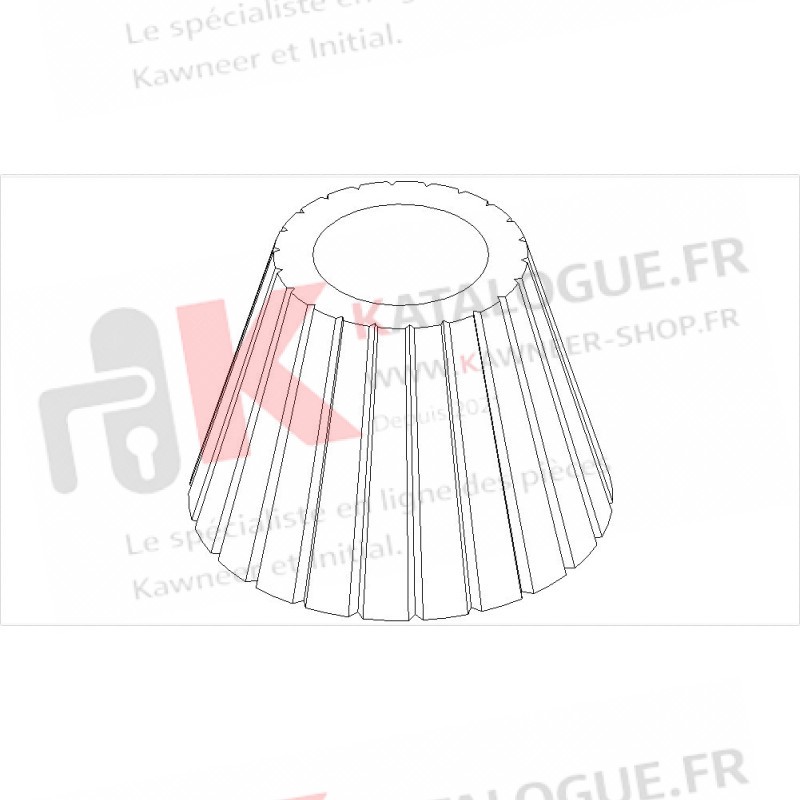 Cone fixation poignée kawneer speci'alk