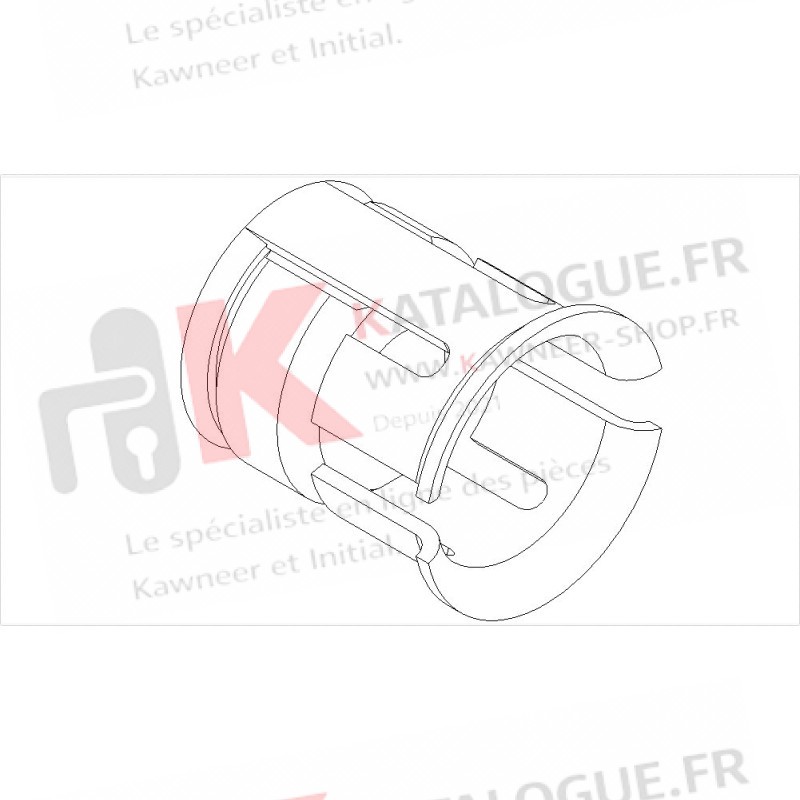 Rivet assemblage poignée kawneer speci'alk