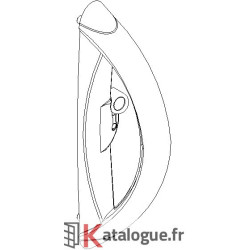 Poignée k ouverte à manoeuvre