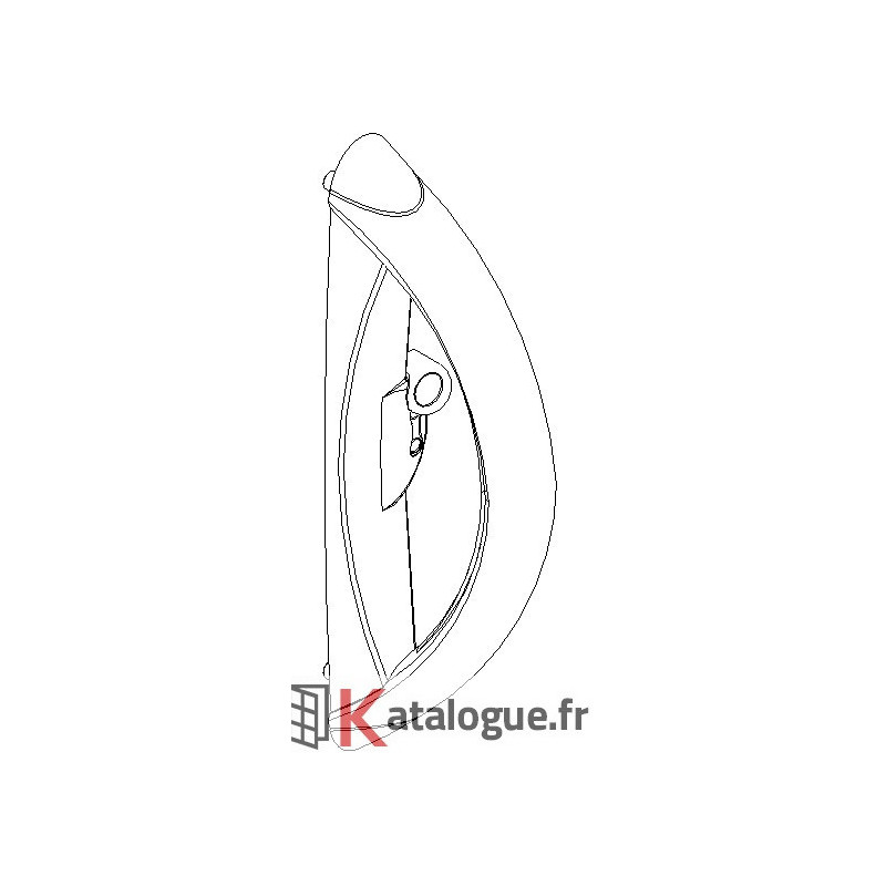 Poignée k ouverte à manoeuvre