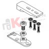Pivot bas double action de porte Kawneer K190