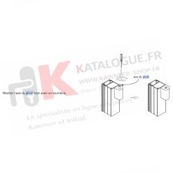 Pivot haut simple action KAWNEER K190