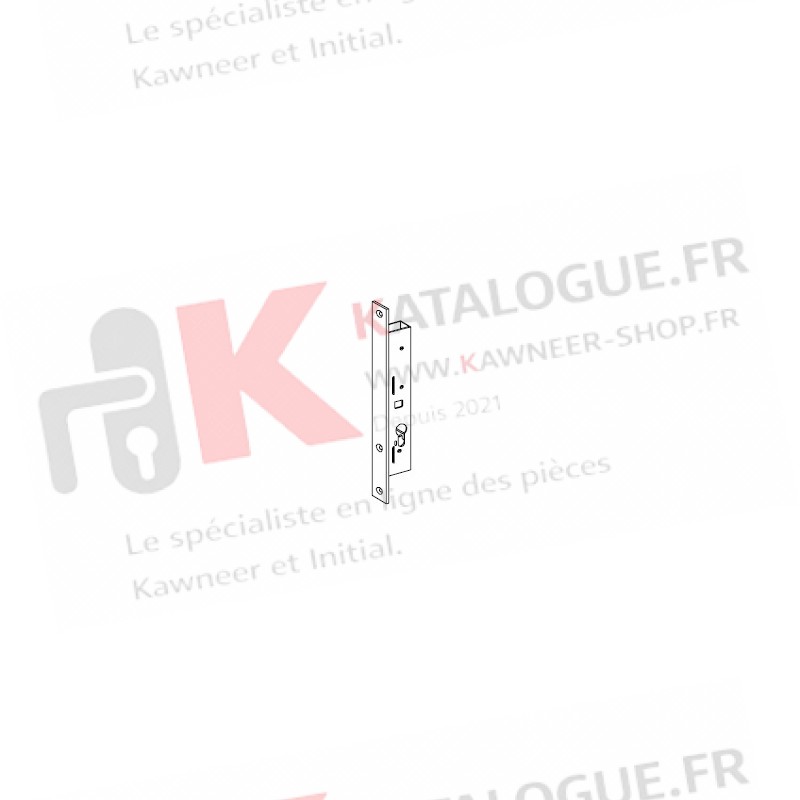 Serrure 2 points haut & bas Kawneer k190