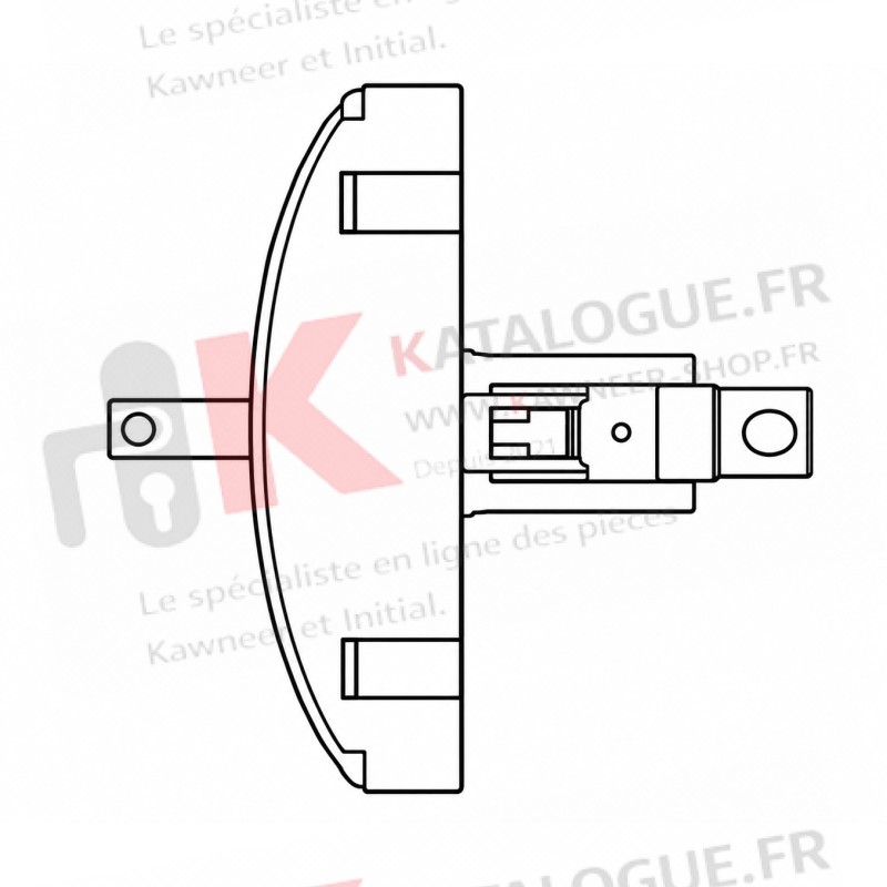 Boitier Manouvre en Applique Oscillo-Battant Kawneer