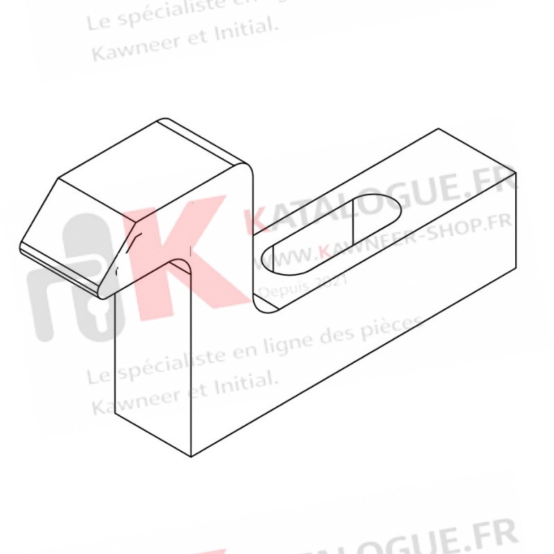 Gâche en applique SILENE