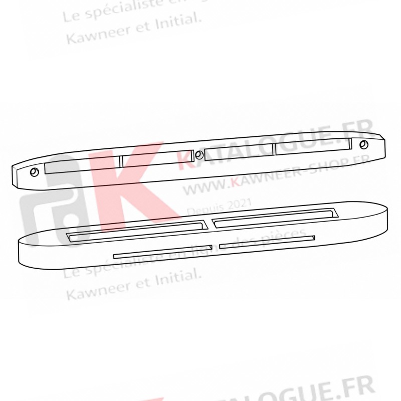 Grille accoustique - Kit entrée d'air Hygroreglable accoustique - ISOLA HY